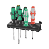 Screwdriver Set Wera 334/368/6 with Rack - 6 Pieces - Genetik Sport
